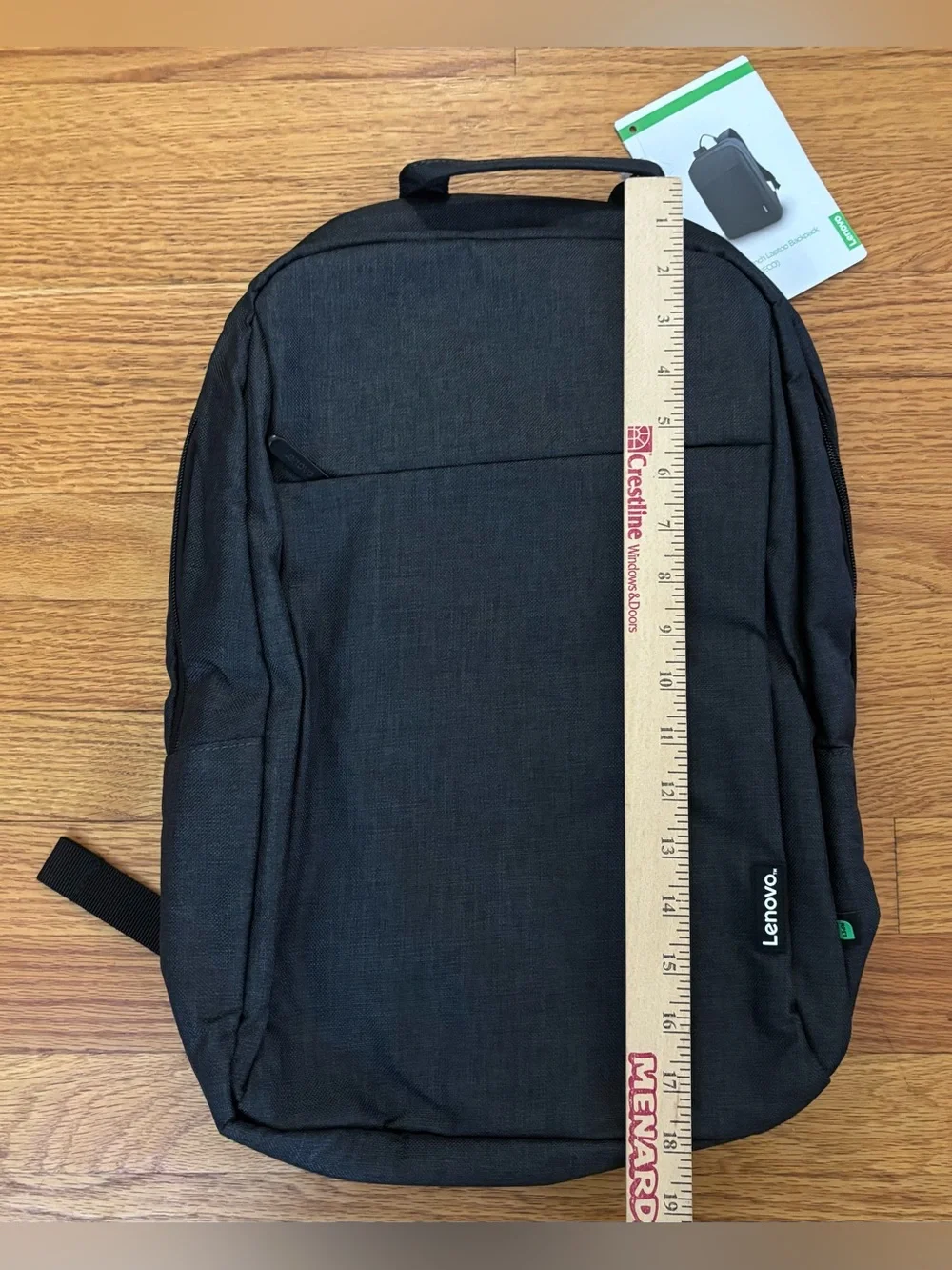 Lenovo 16” LapTop Backpack B210 Black Pockets Accessory Water Repellent New